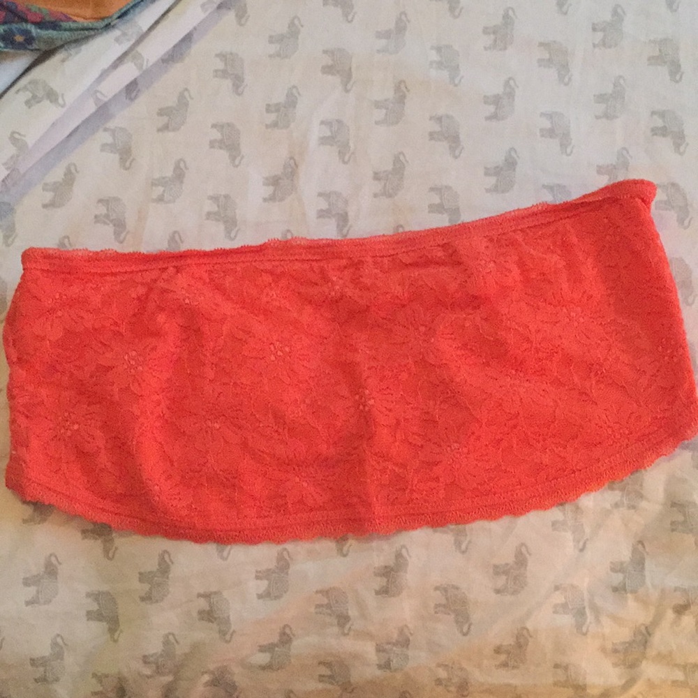 Orange Lace Bandeau